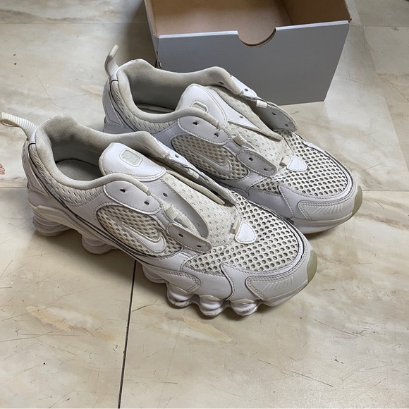Triple White Nike Shox TL Nova Women’s 9.5 - Picture 2 of 10